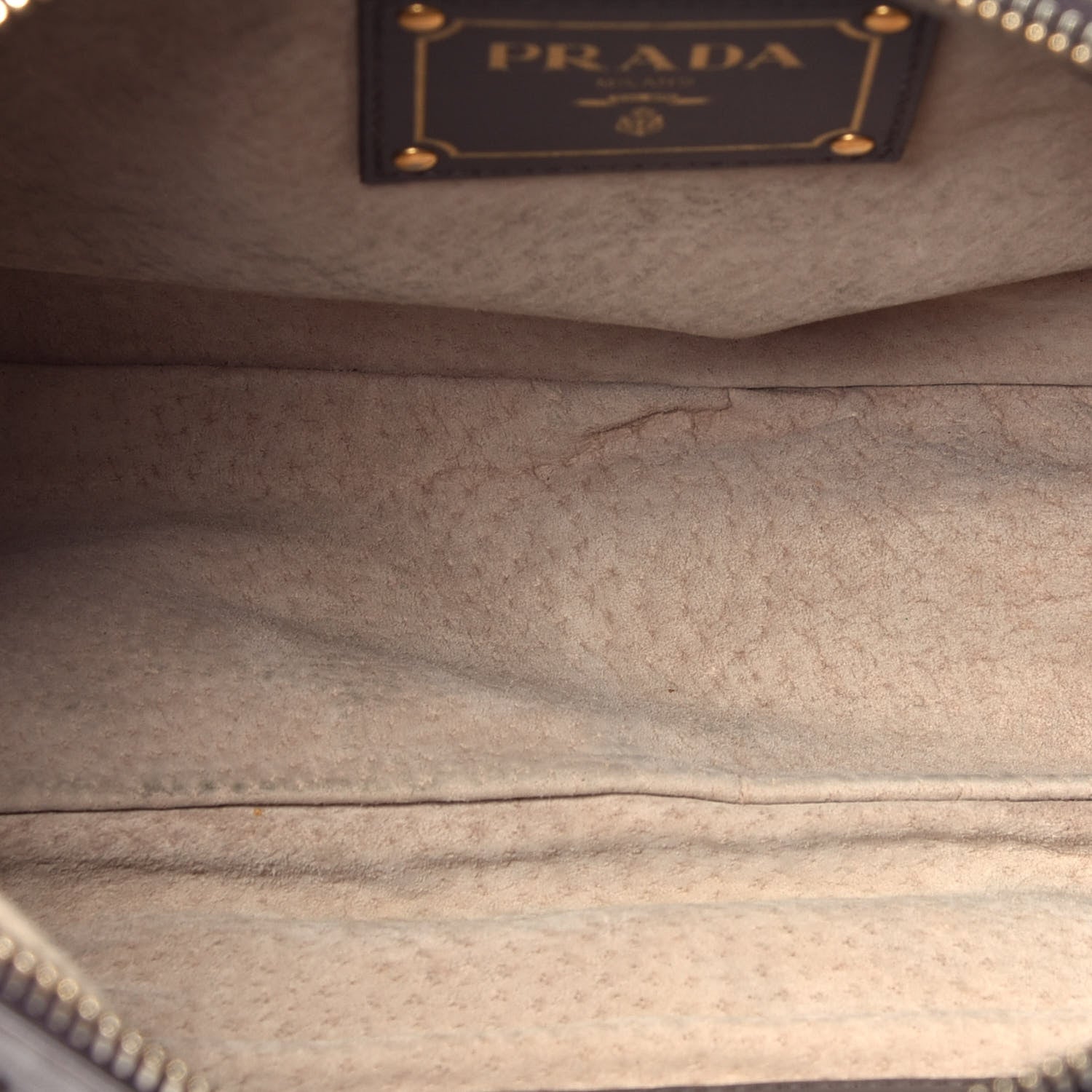 Prada Soft Calfskin Shoulder Bag Bambu 5 of 10