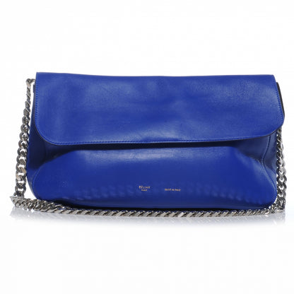 Celine Lambskin Small Gourmette Shoulder Bag Royal Blue 1 of 7