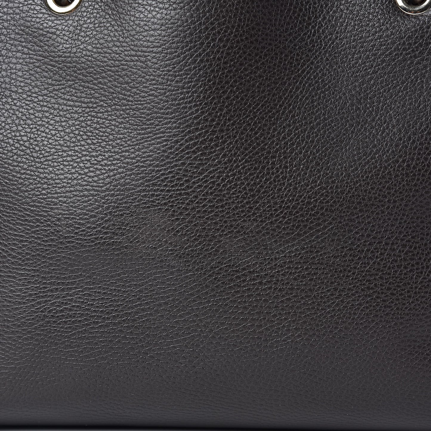 Calfskin Medium Braided Handle Gifford Tote Dark Brown