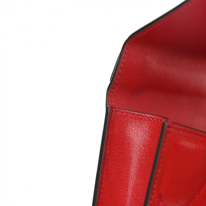 Givenchy Goatskin Quilted GV3 Strap Wallet Vermillon 12 of 14