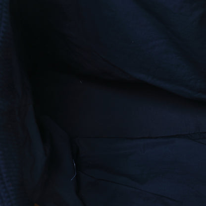 Miu Miu Fabric Crochet Striped Tote Bag Blue Red White 5 of 10