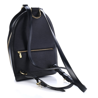 Louis Vuitton Epi Mabillon Backpack Black 3 of 10
