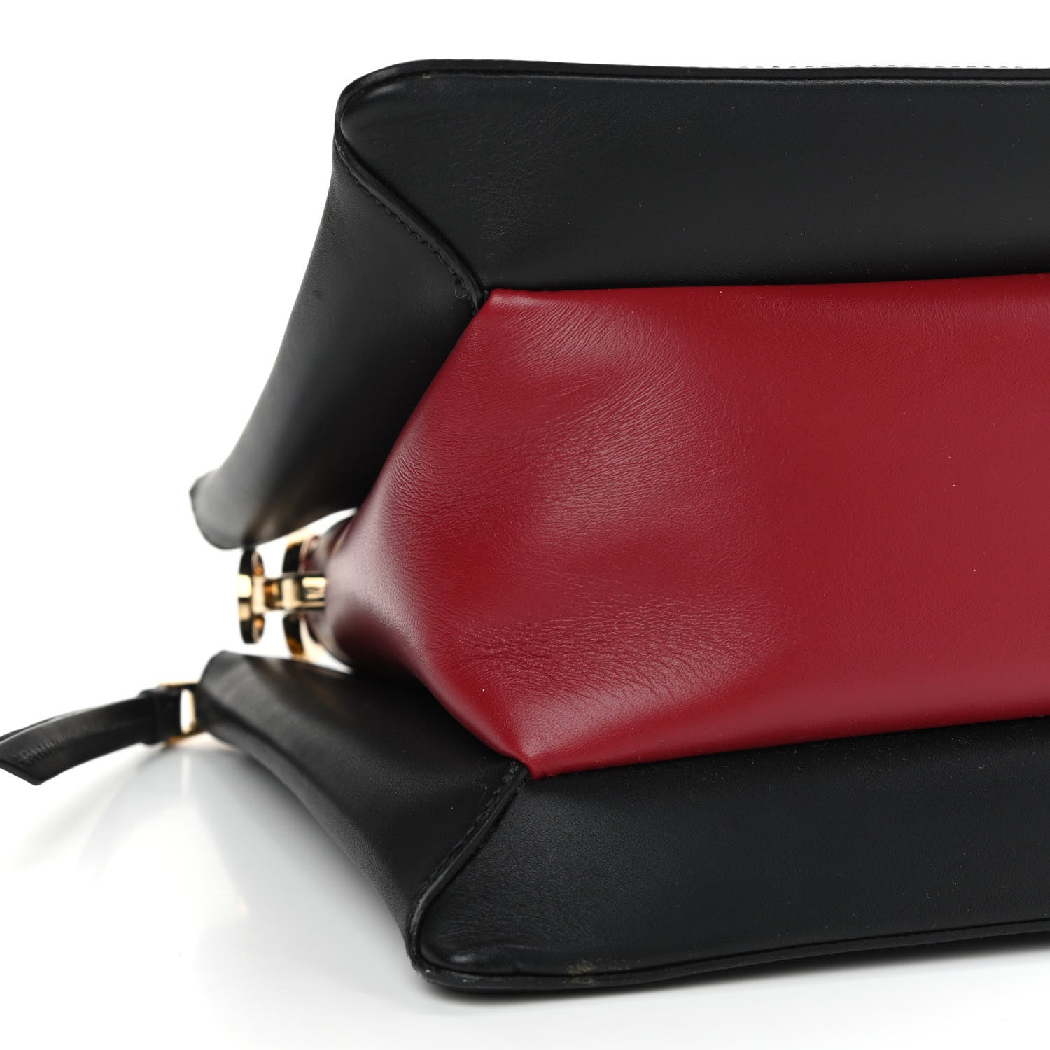 Prada New Calfskin Small Deux Shoulder Bag Black 10 of 11