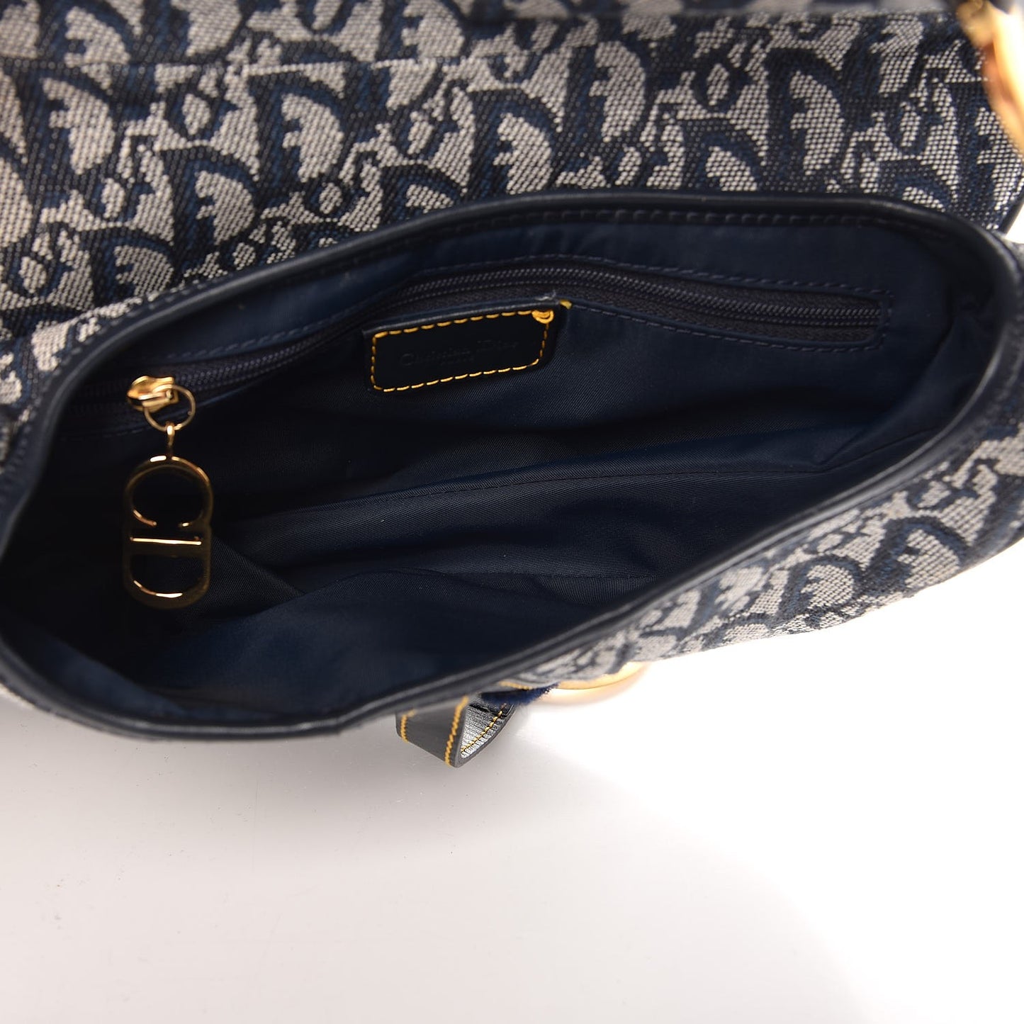 Monogram Saddle Bag Blue