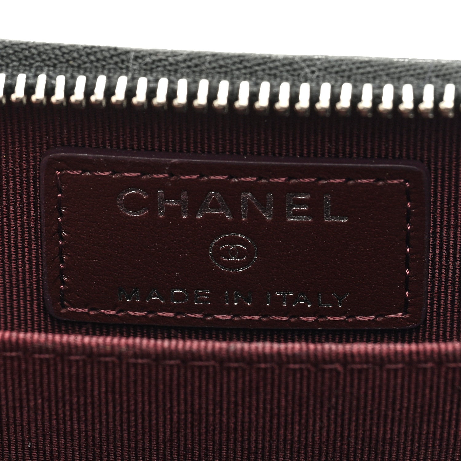 Chanel Caviar Quilted Zip Coin Purse Black 6 of 7