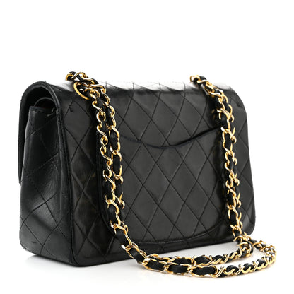 Chanel Lambskin Quilted Small Double Flap Black 3 of 15