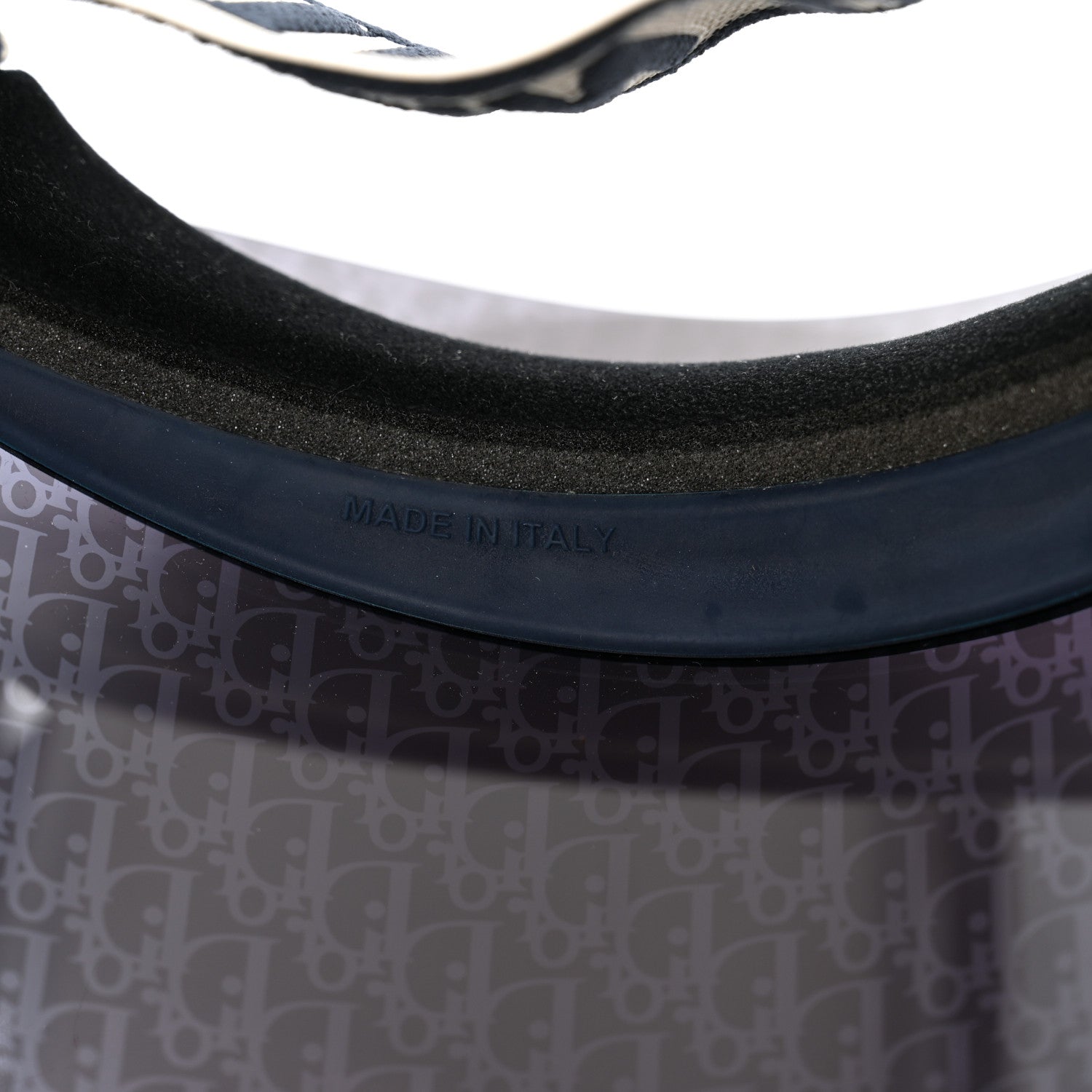 Christian Dior Oblique DiorClub V1U Sun Visor Blue 9 of 9