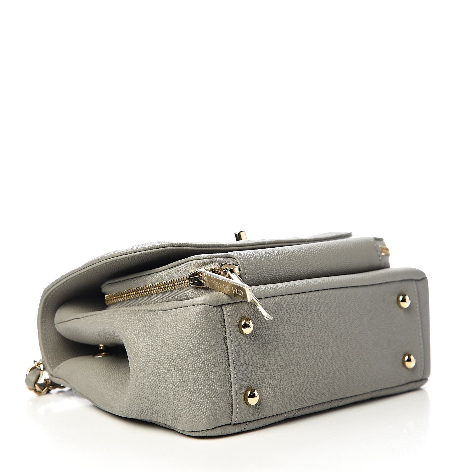 Chanel Caviar Quilted Medium Business Affinity Flap Grey 3 of 11