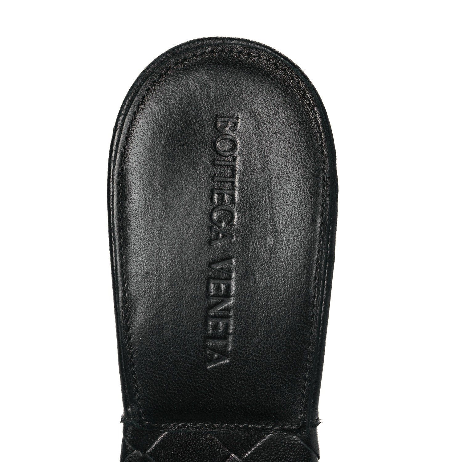 Bottega Veneta Nappa Maxi Intrecciato Lido Mule Sandals 37 Black 7 of 8