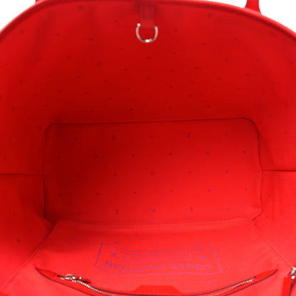 Louis Vuitton Monogram Escale Neverfull MM Rouge 6 of 10