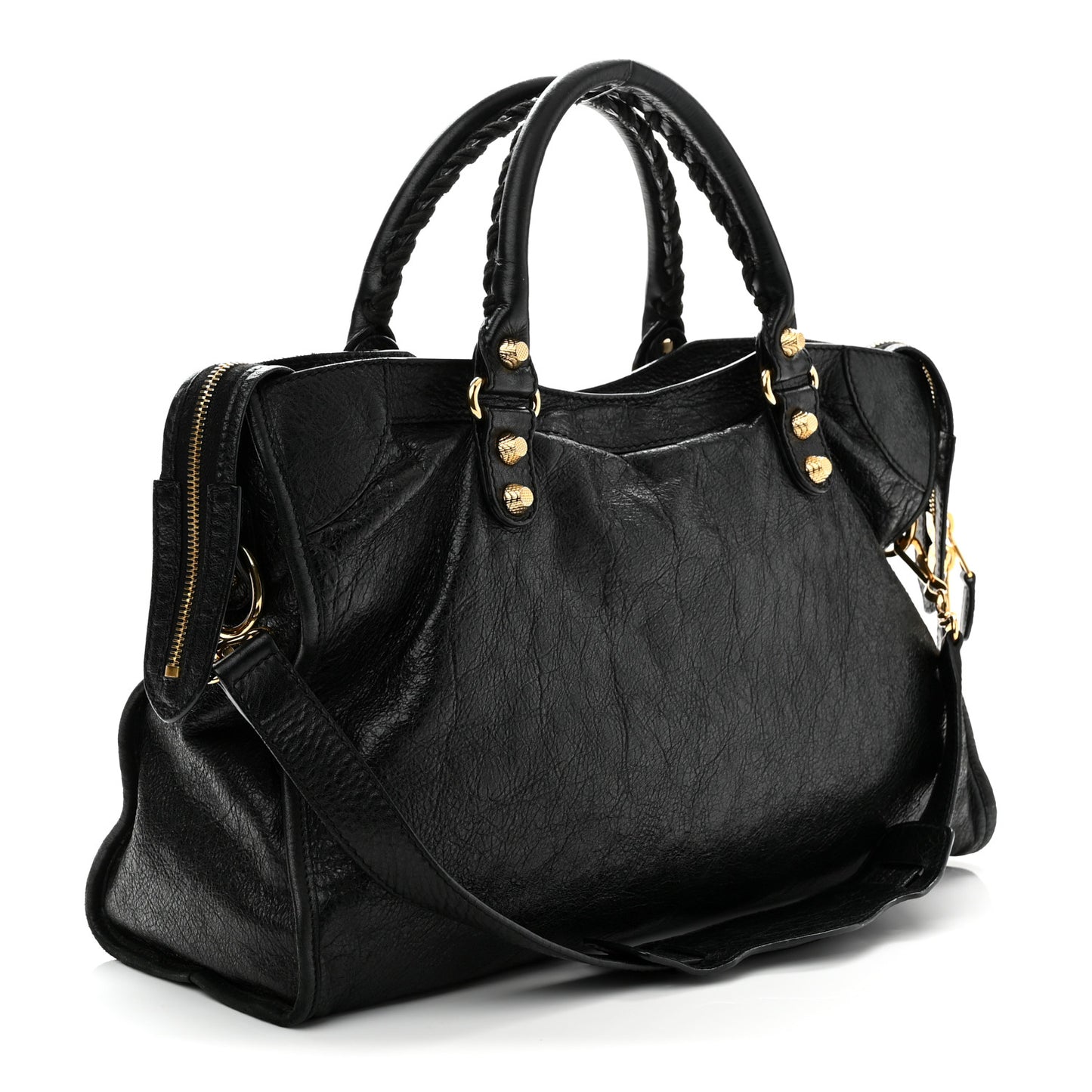 Agneau Giant 12 Gold Hardware City Black