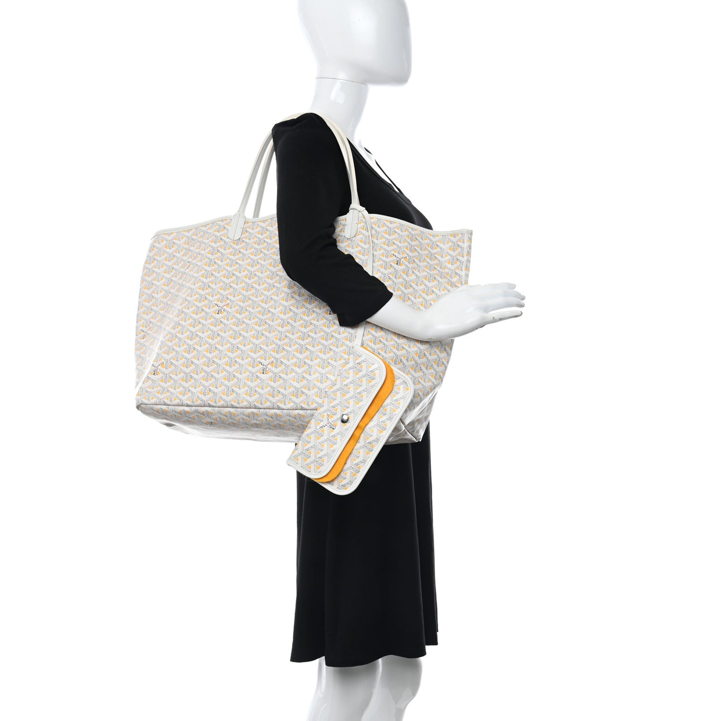 Goyardine Saint Louis Claire Voie GM White
