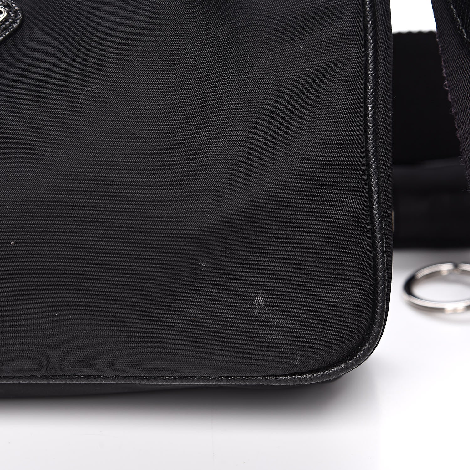 Prada Nylon Re-Edition 2005 Shoulder Bag Black 9 of 10