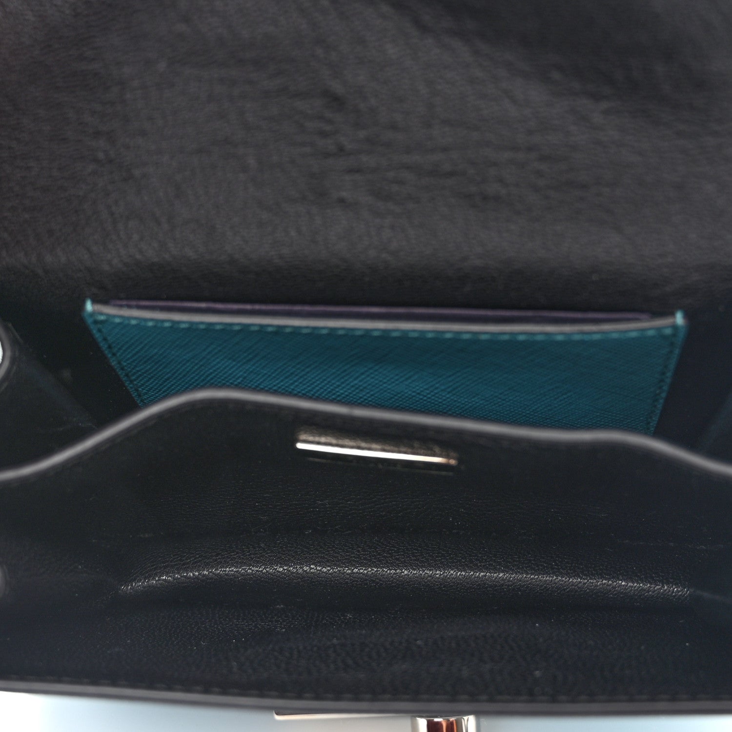 Prada Saffiano Sound Crossbody Bag Turchese 5 of 10
