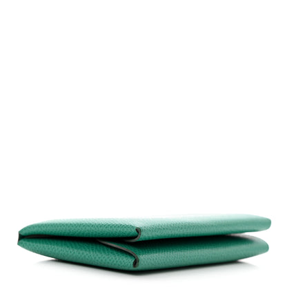 Hermes Epsom Calvi Duo Card Case Vert Jade 4 of 7