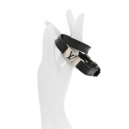 Louis Vuitton Damier Graphite Sign It Bracelet 2 of 7