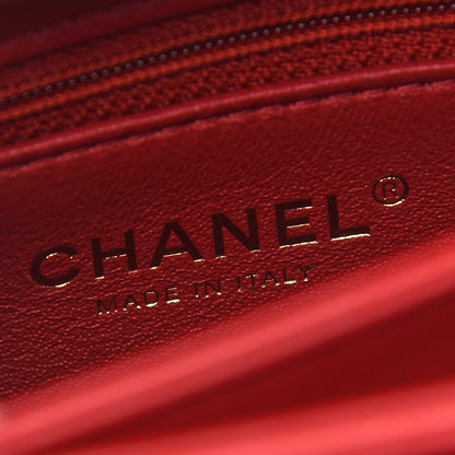 Chanel Lambskin Quilted Small Trendy CC Flap Dual Handle Bag Red 6 of 9