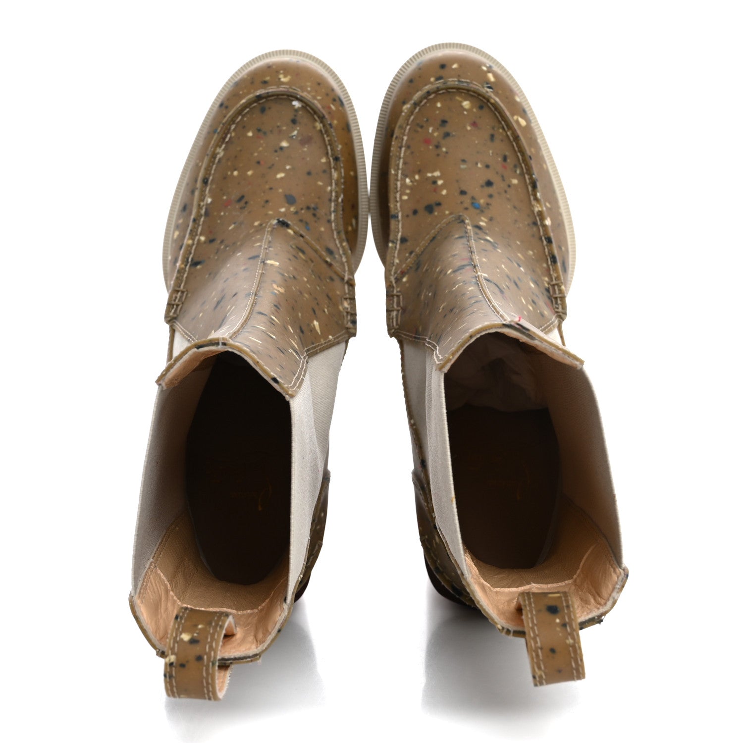 Christian Louboutin Gomme Terrazzo Glory 100 Booty 38 Multicolor Whiskey 2 of 13