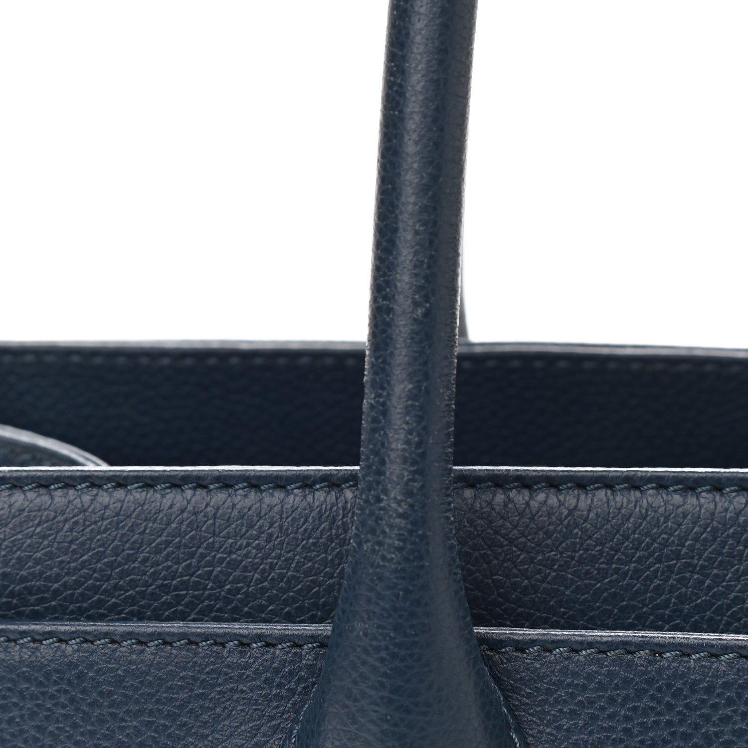 Chanel Calfskin Small Cerf Executive Shopper Tote Navy 14 of 15