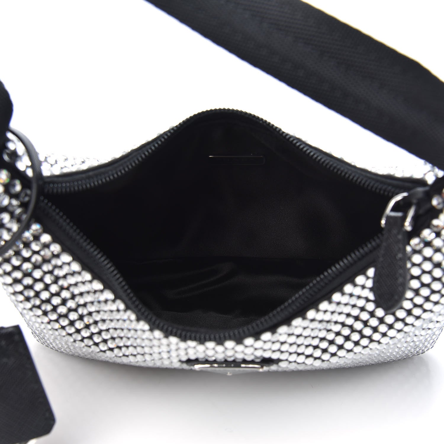 Prada Satin Crystal Mini Re-Edition 2000 Bag Cristal 5 of 10
