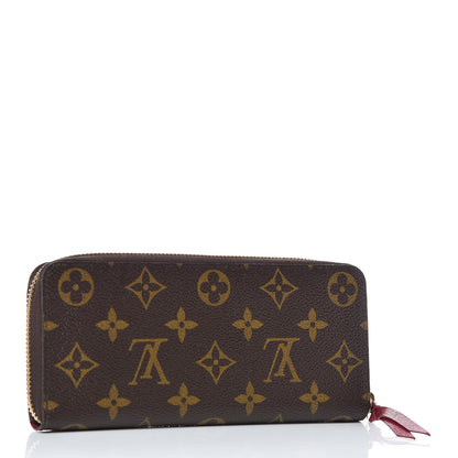 Louis Vuitton Monogram Clemence Wallet Fuchsia 3 of 8