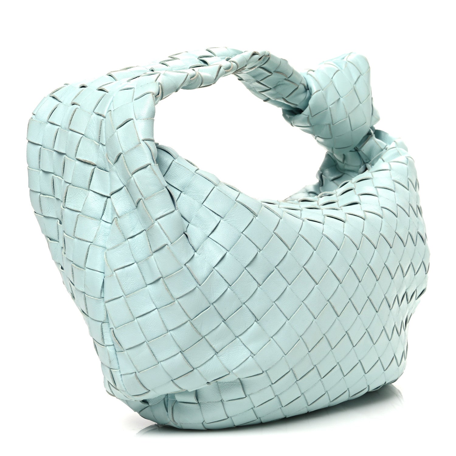 Bottega Veneta Nappa Intrecciato Teen Jodie Hobo Teal Washed 3 of 11