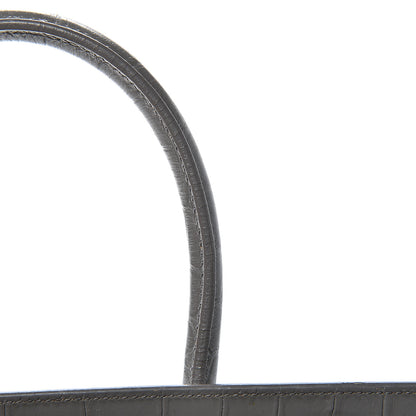 Saint Laurent Calfskin Crocodile Embossed Baby Sac De Jour Fog 16 of 23