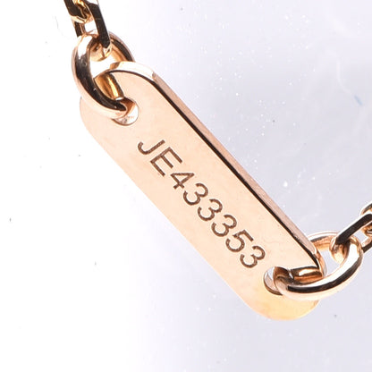 Van Cleef & Arpels 18K Rose Gold Carnelian Sweet Alhambra Heart Bracelet 5 of 8