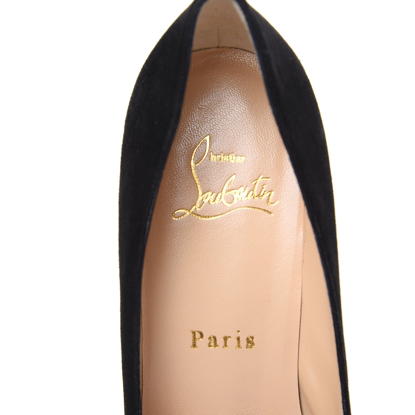 Veau Velours Decoltish 85 Pumps 36.5 Black