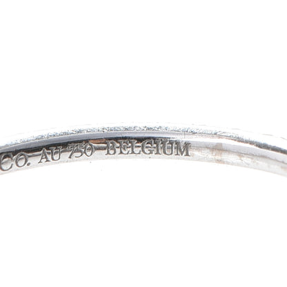 Tiffany 18K White Gold Diamond Metro Ring 7 6 of 7