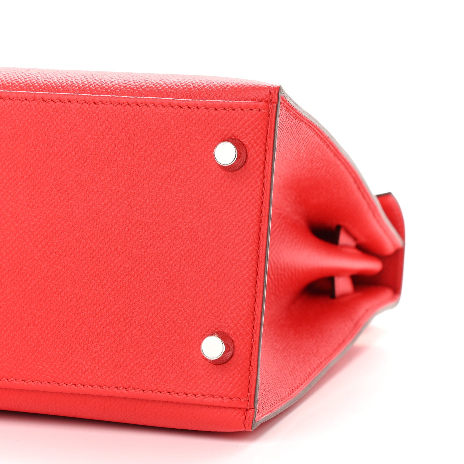 Hermes Epsom Verso Kelly Sellier 28 Rouge de Coeur Rouge Grenat 8 of 8