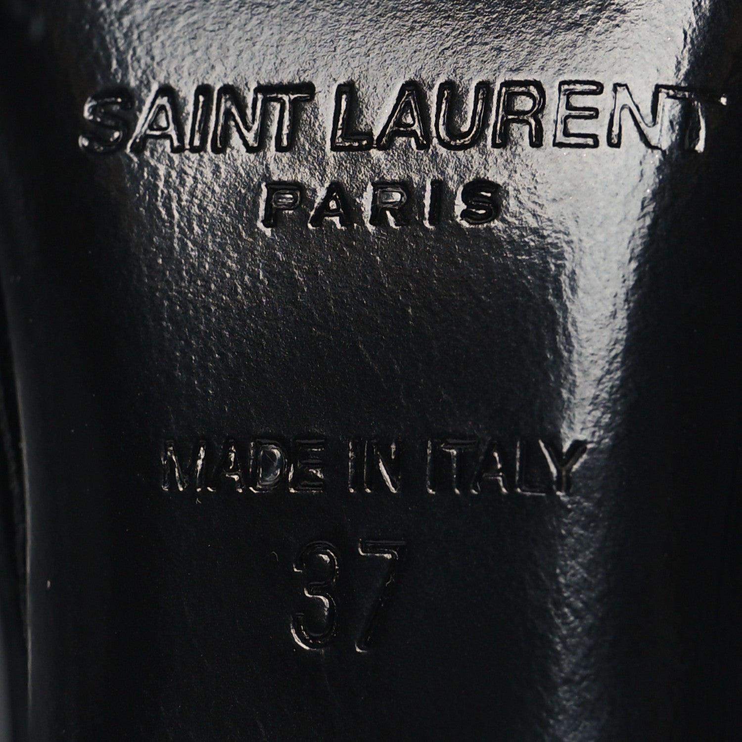 Saint Laurent Patent Opyum 110 Pumps 37 Black 8 of 10