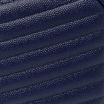Saint Laurent Grain De Poudre Matelasse Monogram Mini Lou Camera Bag Denim 8 of 12
