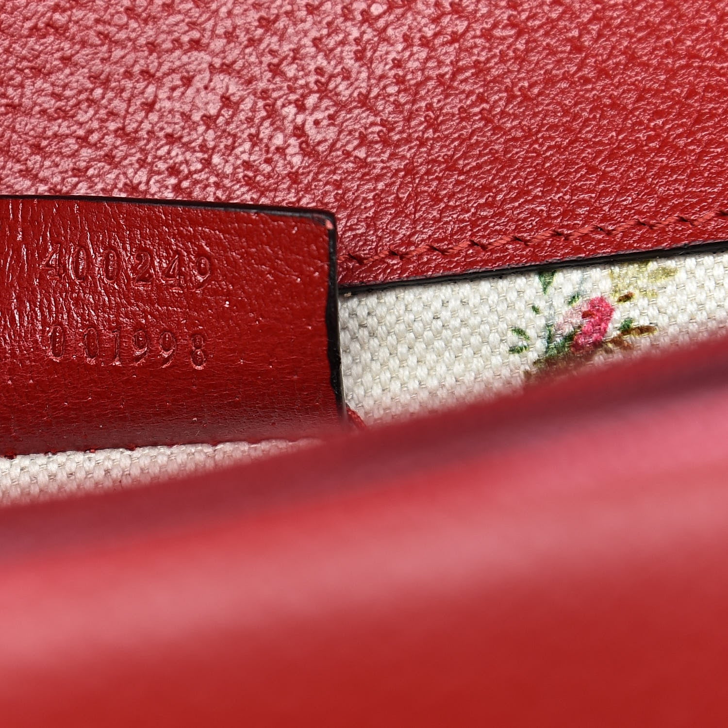 Gucci Calfskin Web Floral Embroidered Small Dionysus Shoulder Bag Hibiscus Red 7 of 12