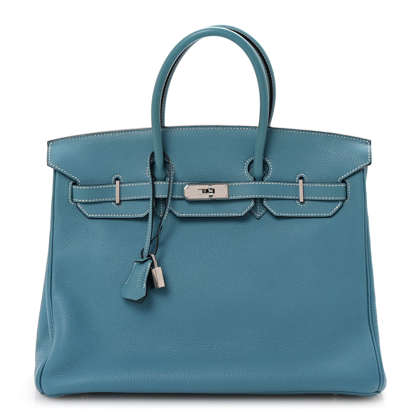 Togo Birkin 35 Blue Jean