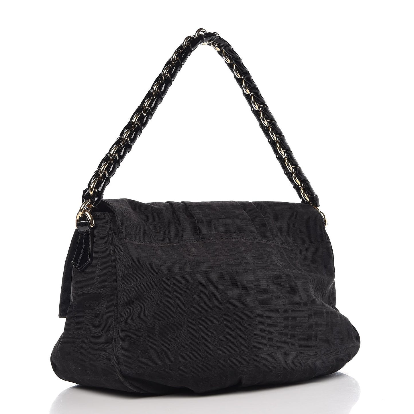 Zucca Enamel Mia Shoulder Flap Black