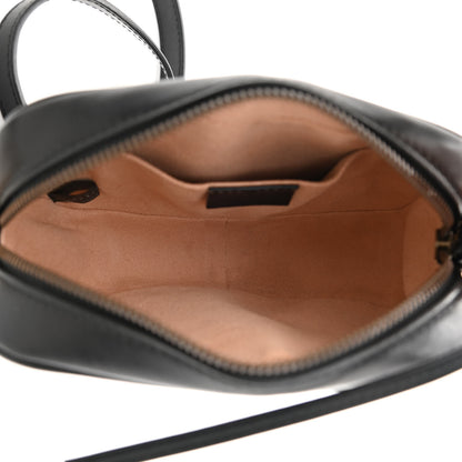 Gucci Calfskin Matelasse Mini GG Marmont Chain Shoulder Bag Black 5 of 8