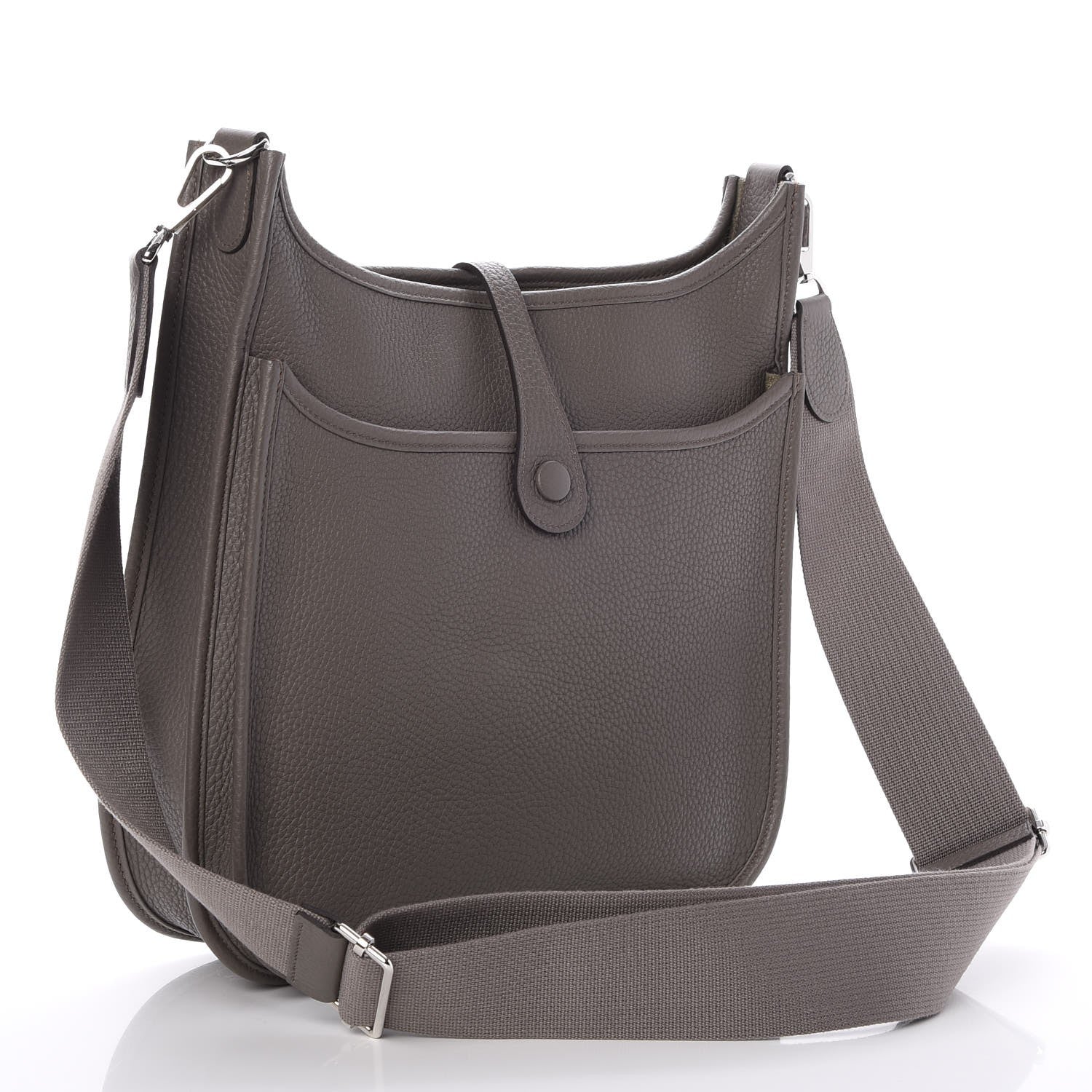 Hermes Taurillon Clemence Evelyne III PM Etain 3 of 8