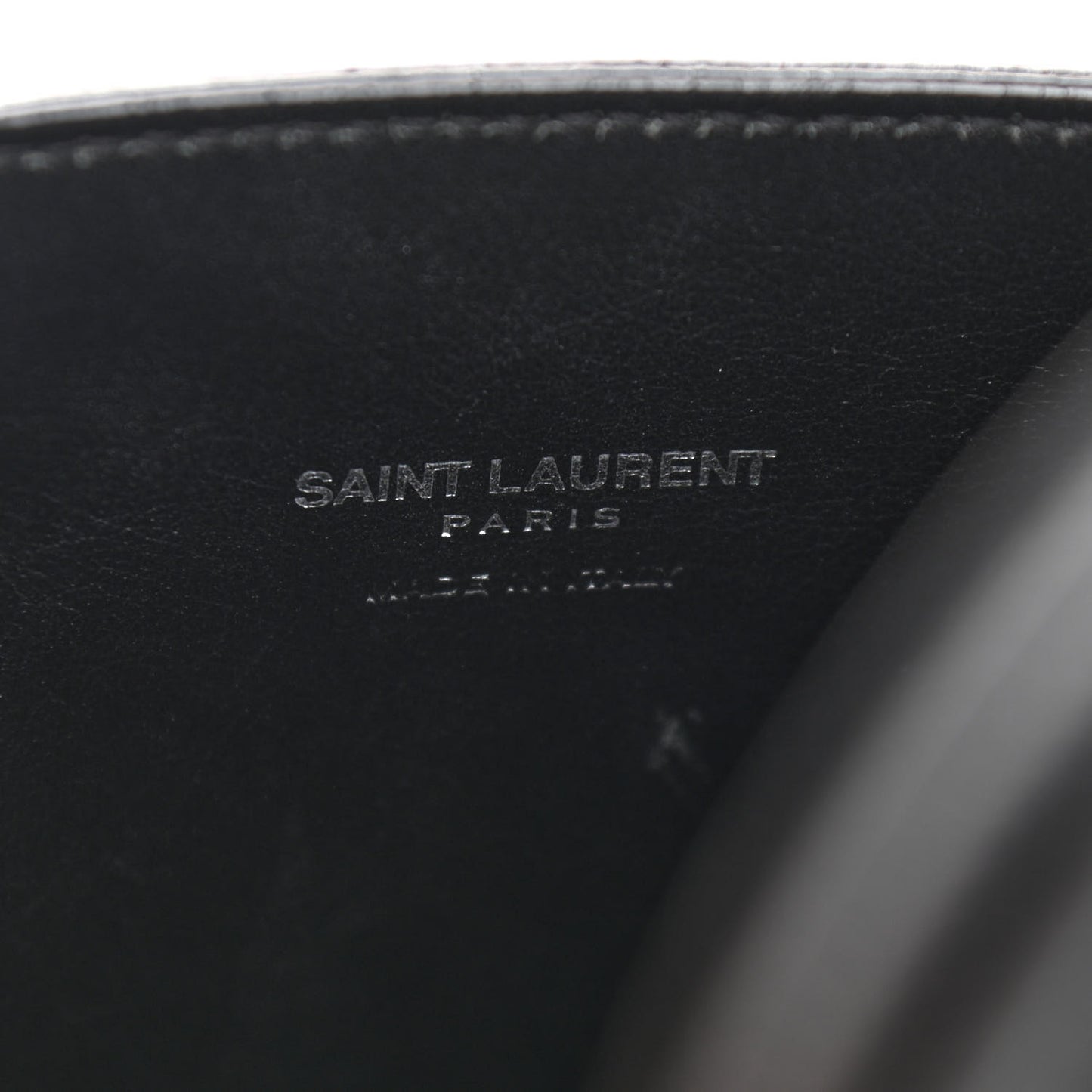 Grained Calfskin Nano Sac De Jour Black