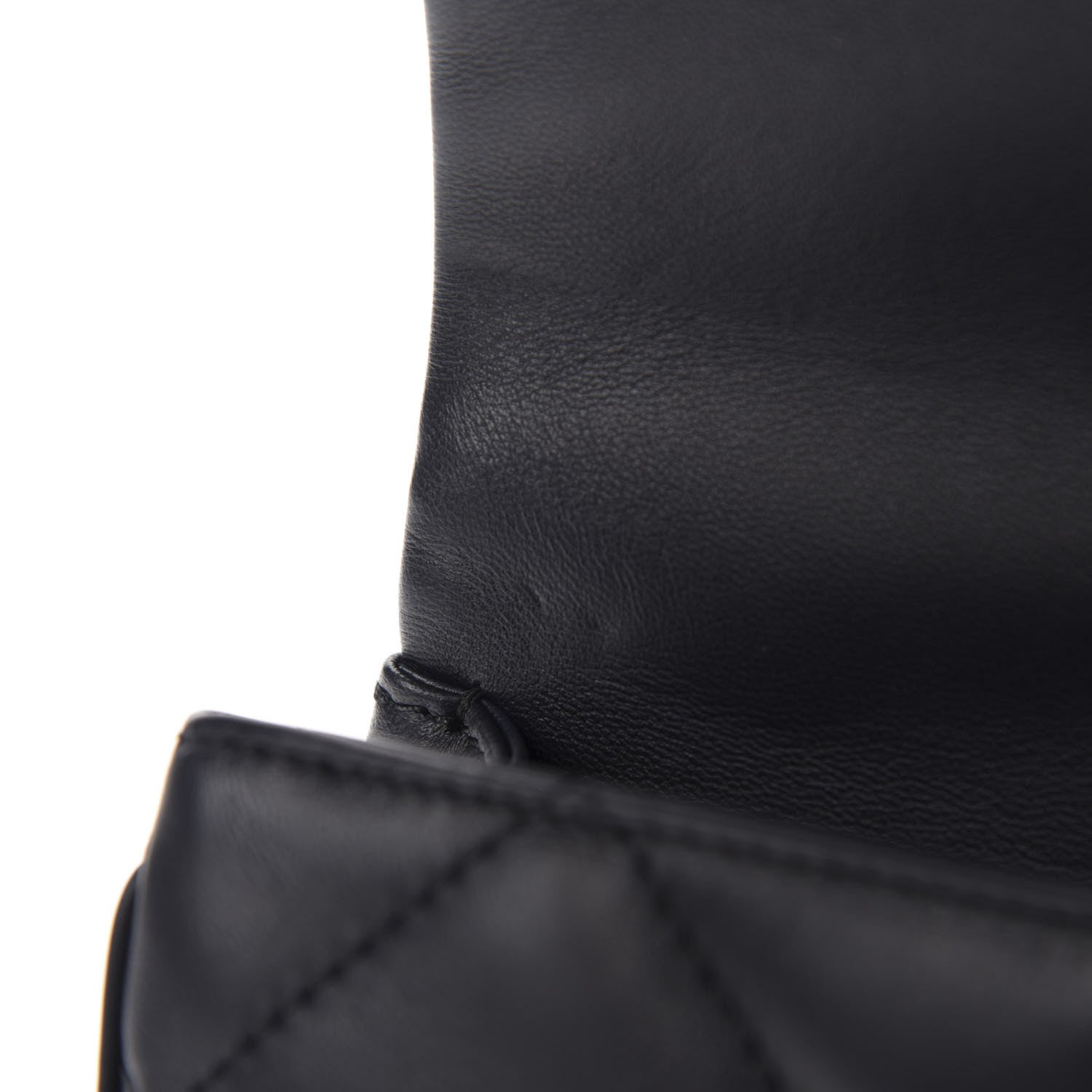 Chanel Lambskin Quilted Small Easy Carry Flap Navy 9 of 13