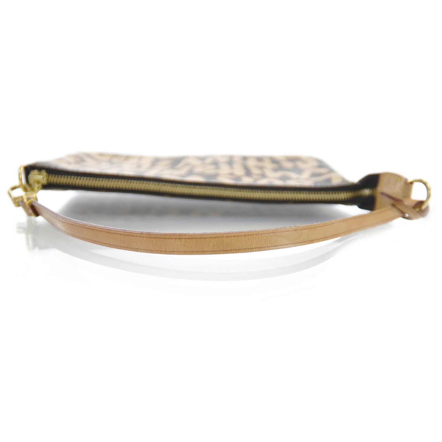 Monogram Graffiti Pochette Accessories Peach