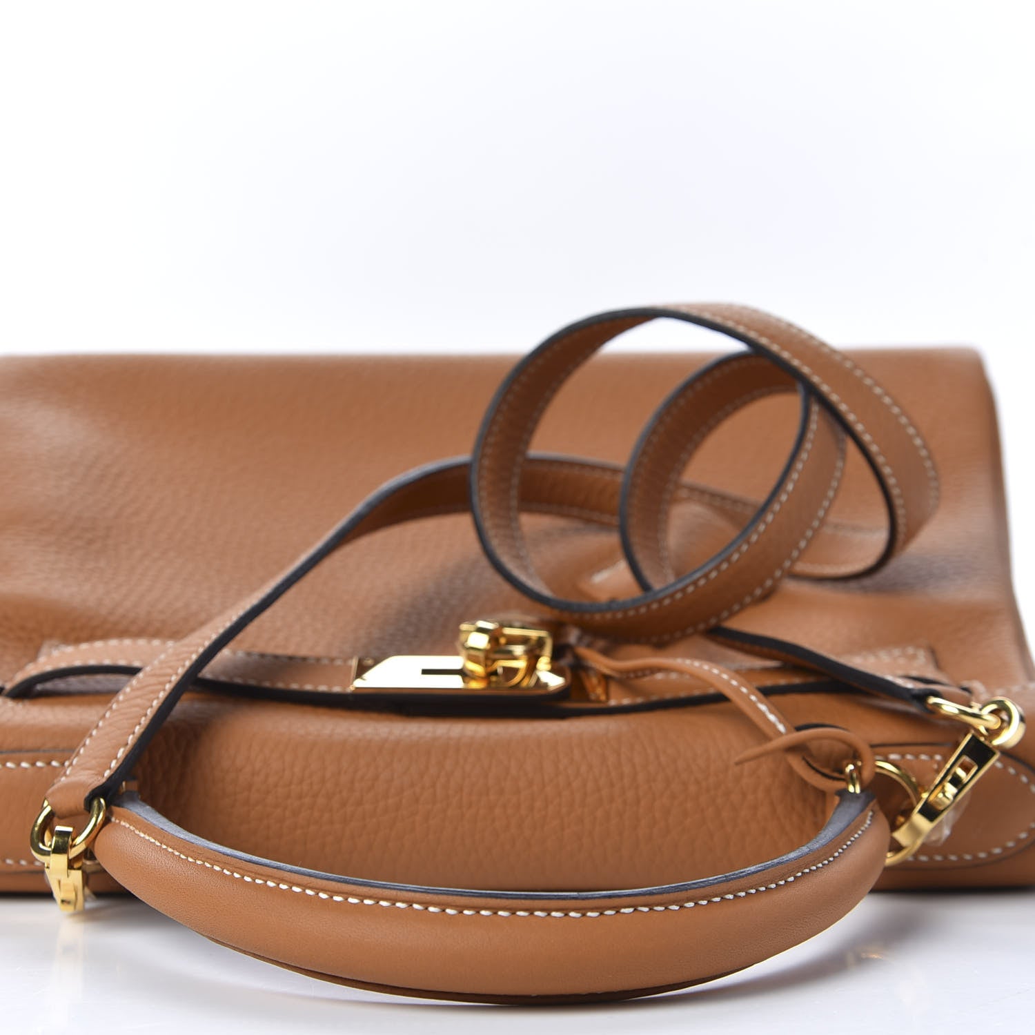Hermes Taurillon Clemence Kelly Retourne 28 Toffee 8 of 37