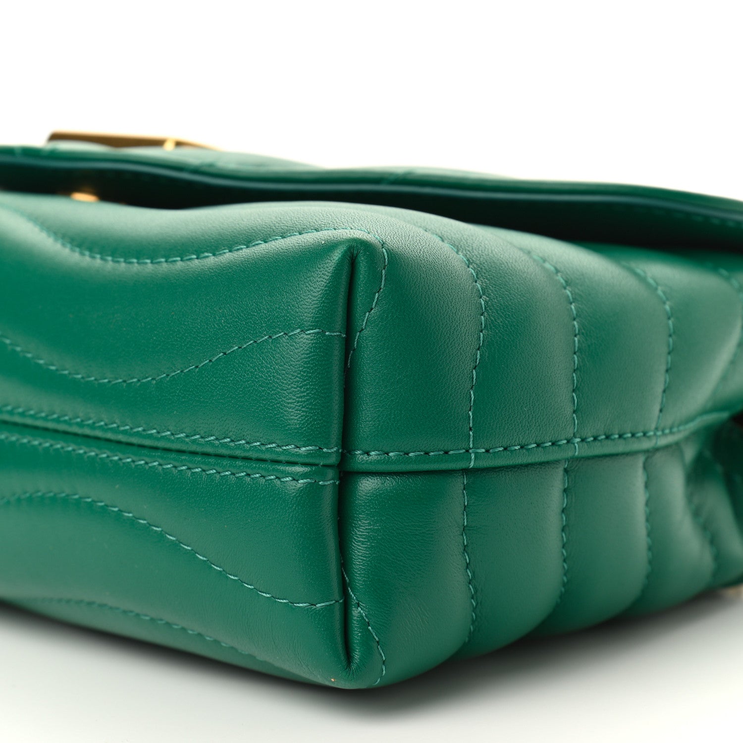 Louis Vuitton Calfskin New Wave Chain Bag MM NM Emerald 9 of 9