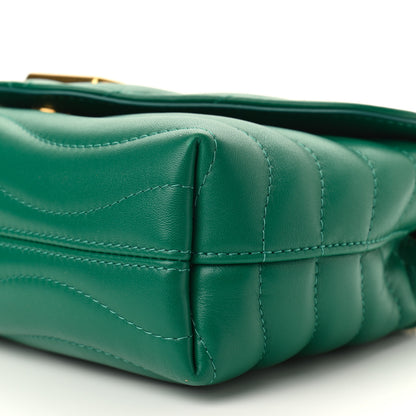 Louis Vuitton Calfskin New Wave Chain Bag MM NM Emerald 9 of 9