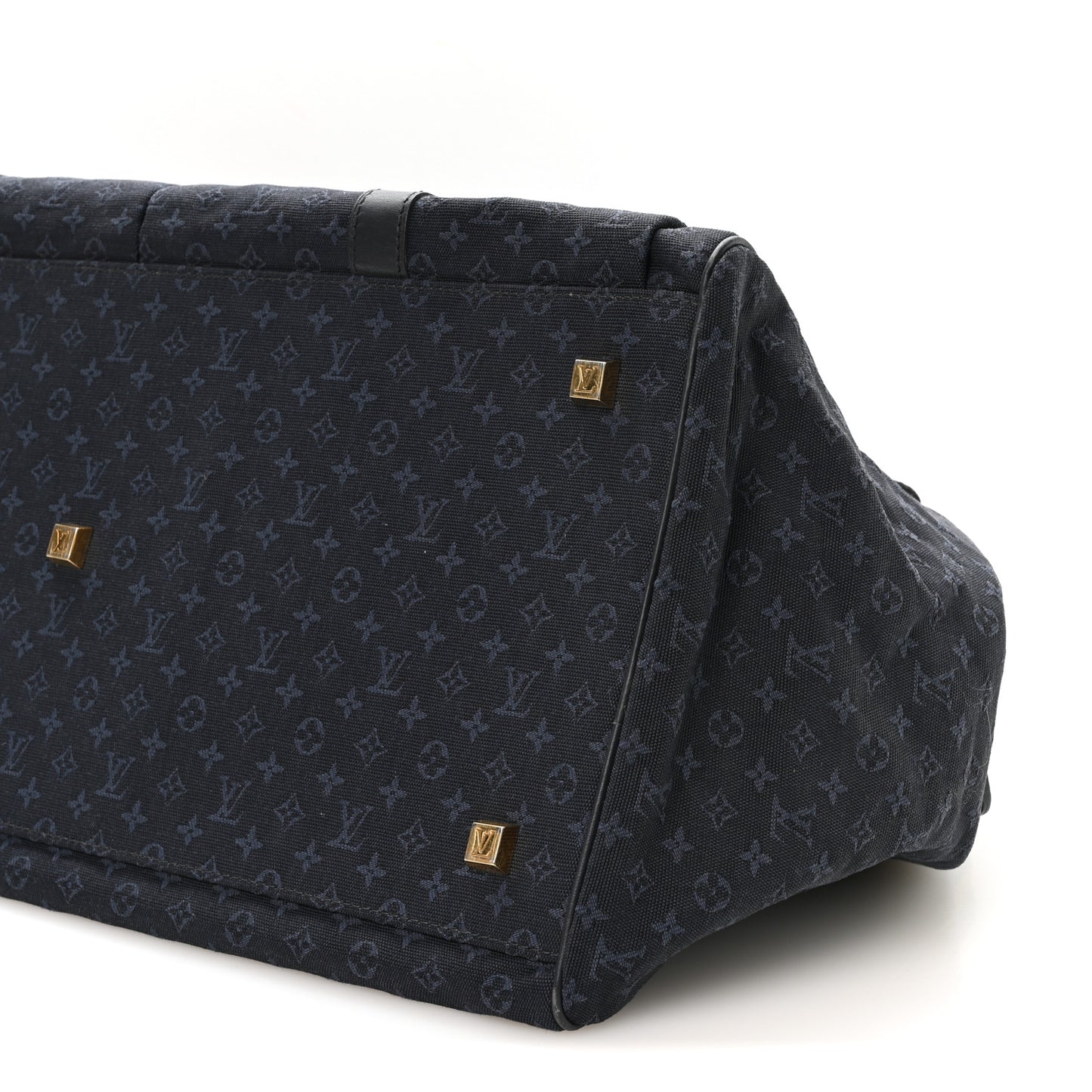 Mini Lin Monogram Louise Bag Blue
