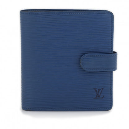 Louis Vuitton Epi Porte-Billets Compact Wallet Blue 1 of 12