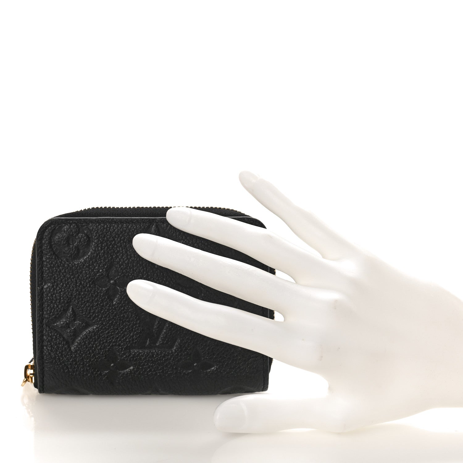 Louis Vuitton Empreinte Zippy Coin Purse Black 2 of 9