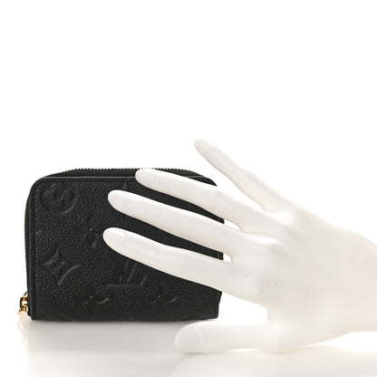 Louis Vuitton Empreinte Zippy Coin Purse Black 2 of 9