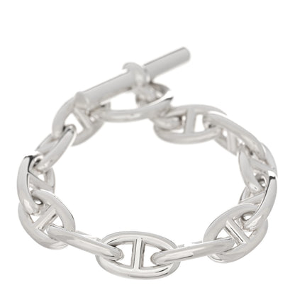 Hermes Sterling Silver GM Chaine d'Ancre Bracelet 1 of 4