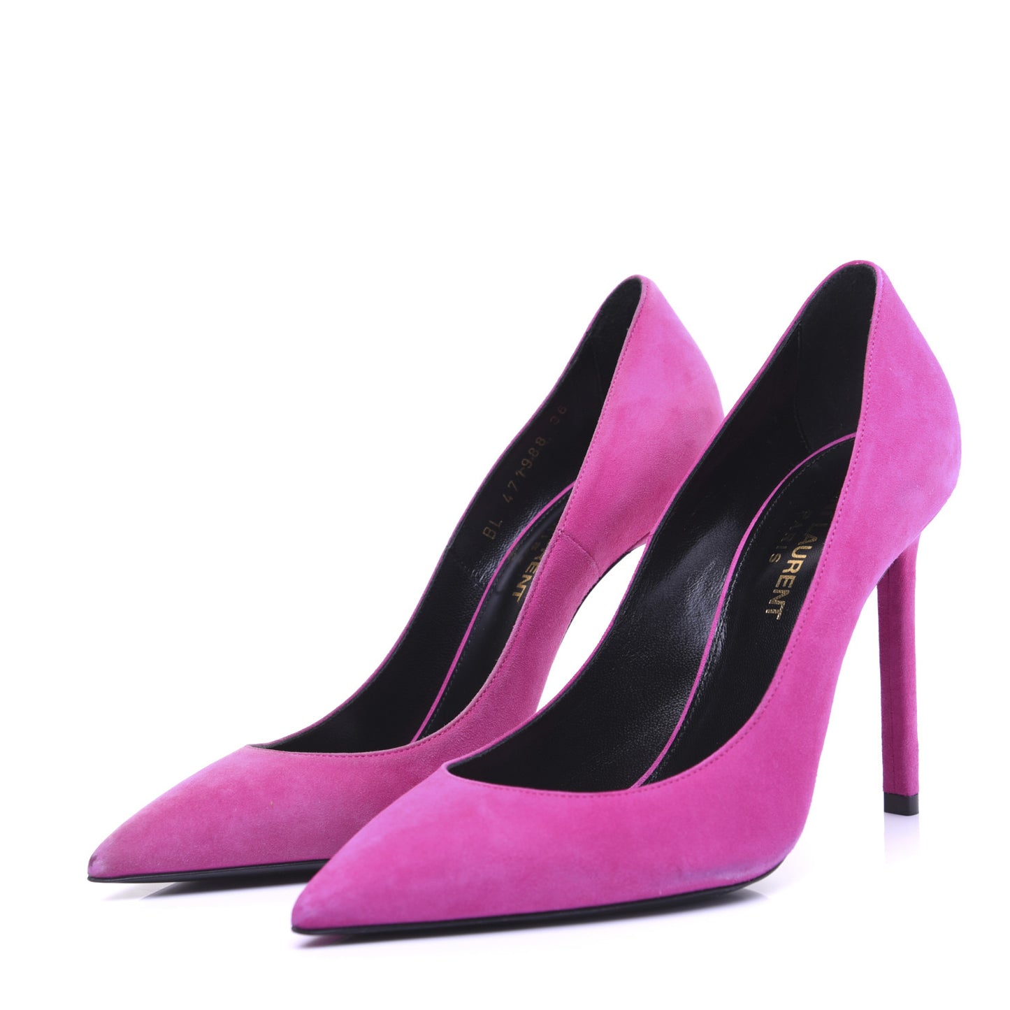 Suede Calfskin Anja 105 Pumps 36 Pink